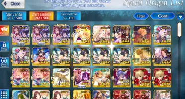 Fate GO/Fate Grand Order Conta 21SSR 32SR NA