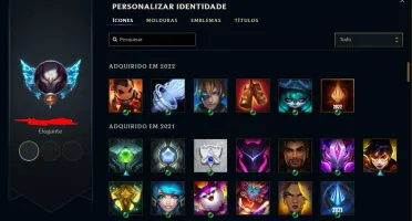 VENDO CONTA PLATINA 4, MUITAS SKINS MMR OK