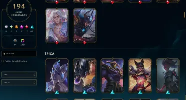 Conta Full Champ 2014 194 Skins 149 Cromas