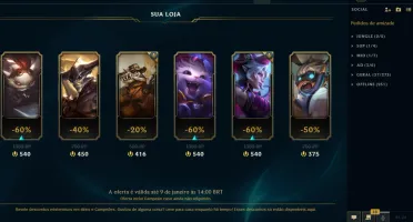 Conta Full Champ 2014 194 Skins 149 Cromas