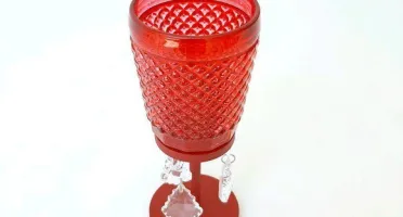 Castiçal Bico de Jaca -Vermelho - G