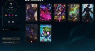 CONTA DE LOL UNRANKED TERMINOU PLATINA 1