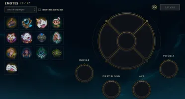 CONTA DE LOL UNRANKED TERMINOU PLATINA 1
