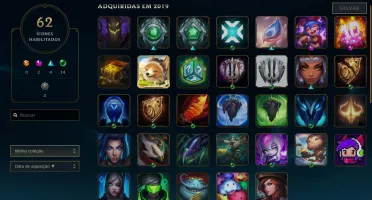 CONTA DE LOL UNRANKED TERMINOU PLATINA 1