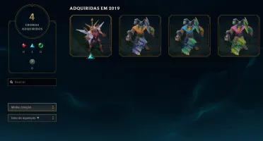 CONTA DE LOL UNRANKED TERMINOU PLATINA 1