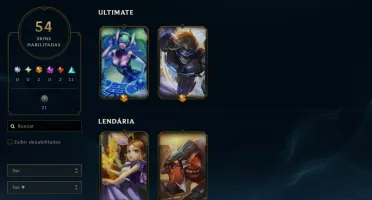 Conta League of Legends Full Acesso - 86 Champs e 54 Skins