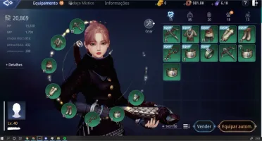 SA82 ARQUEIRA LVL 40 PRONTA P FARMAR DARK STEEL
