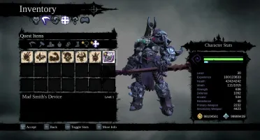 Darksiders 2 (PS5) - Armas, Armaduras, Talismans e mto mais!