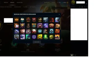 Conta de League of Legends Ouro 1 na Flex