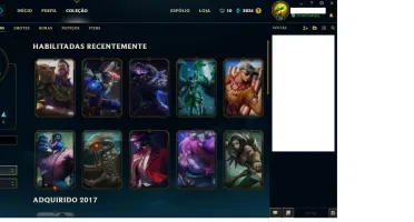 Conta de League of Legends Ouro 1 na Flex