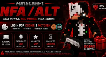 🎮 Minecraft NFA / ALT – Login por Cookie