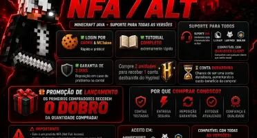🎮 Minecraft NFA / ALT – Login por Cookie