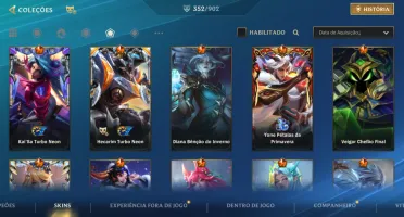 Conta Wild Rift 352 skins Full Lux