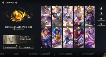 Conta Wild Rift 352 skins Full Lux