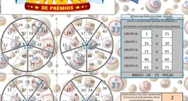 Planilhas Exclusivas Geradoras de Cartelas de Bingo