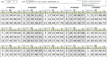 Planilhas Exclusivas Geradoras de Cartelas de Bingo