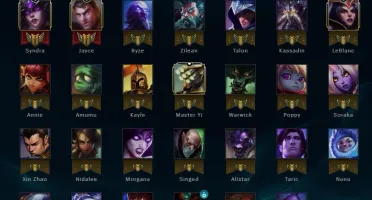 3 CONTAS DE LEAGUE OF LEGENDS
