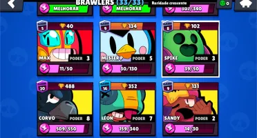 Todos os 33 brawlers