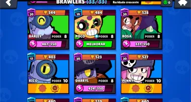 Todos os 33 brawlers