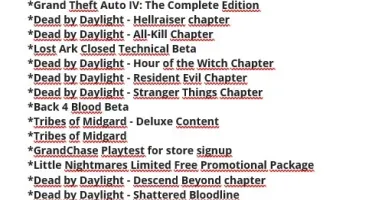 Steam Conta Dead by daylight + DLC's Stranger things
