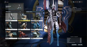 Vendo Conta de Warframe Mr Nivel 11 com 111 pl sobrando