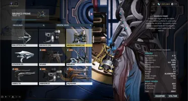 Vendo Conta de Warframe Mr Nivel 11 com 111 pl sobrando