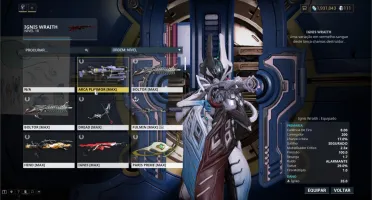 Vendo Conta de Warframe Mr Nivel 11 com 111 pl sobrando