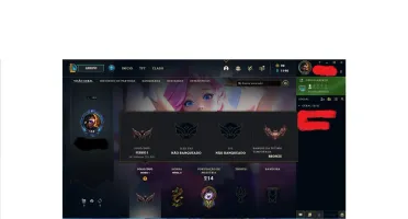 Conta League Of Legend LV152 Barato