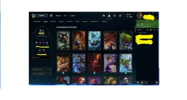 Conta League Of Legend LV152 Barato