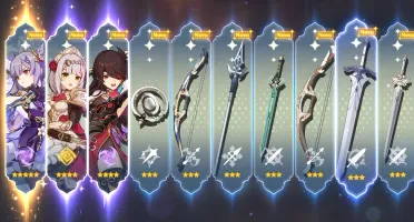 Genshin Impact - Conta com KEQING, BEIDOU e NOELLE - AR 5