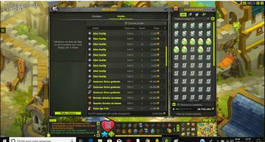 CONTA DOFUS ELIO OMEGA 40 E CRA OMEGA 37 + 10.7MK