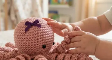 Polvo Newborn Organza Amigurumi