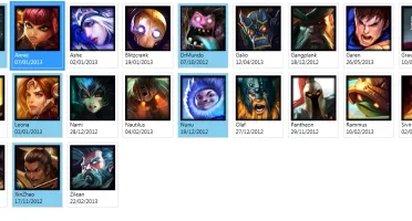 CONTA - UNRANKED - 26 CHAMPS - 10 SKINS