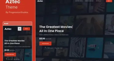 Tema para site AZTEC