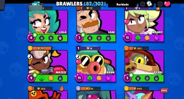 Contas Bralw stars FULL ACESSO Troféu + Skins