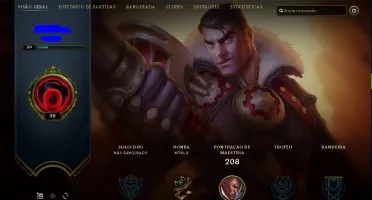 Conta de League of Legends lvl 30