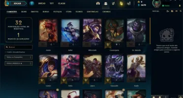 Conta League of Legends 78%