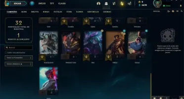 Conta League of Legends 78%
