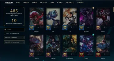 CONTA LOL- LVL 152 - 126 Champions - 64 Skins - FULL ACESSO