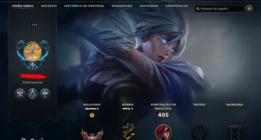CONTA LOL- LVL 152 - 126 Champions - 64 Skins - FULL ACESSO