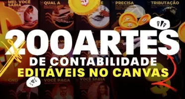 Pack Canva Templates De Contabilidade Editavel no Canva