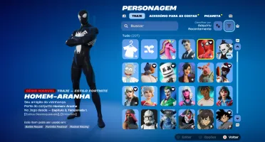 Conta fortnite cheia de danças e skins gemada