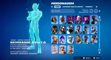 Conta fortnite cheia de danças e skins gemada