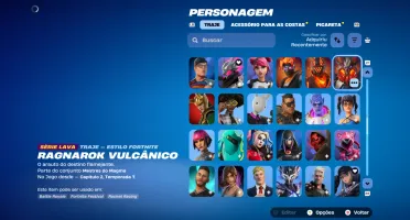 Conta fortnite cheia de danças e skins gemada