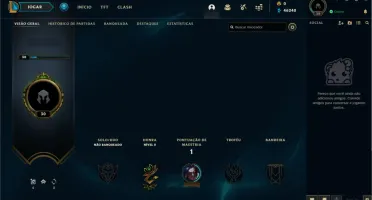 Conta Unranked com Kayn Odisseia