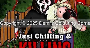 Livro de colorir Terror com 16 livros