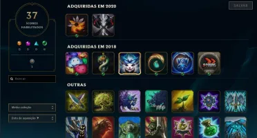 CONTA SMURF LVL 30!
