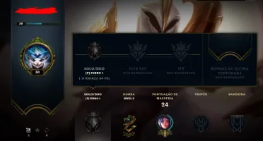 CONTA SMURF LVL 30!