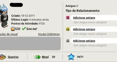 CONTA HABBO HOTEL 2011