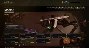 Conta warzone com Roze e todas camuflagens de armas salvas
